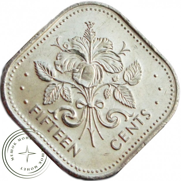 Багамы 15 центов 2005