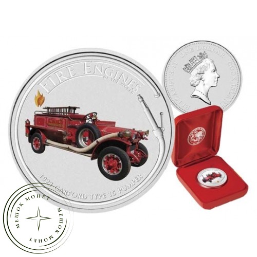 Острова Кука 1 доллар 2006 Пожарные машины мира — 33312391