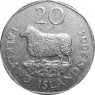 Фолклендские острова 20 пенсов 2004