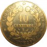 Франция 10 сентим 1880