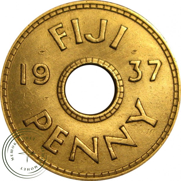 Фиджи 1 пенни 1937