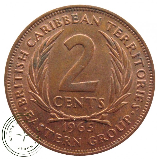 Карибы 2 цента 1965