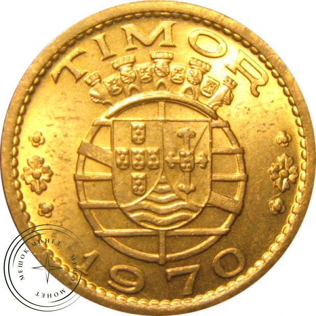Тимор 50 сентаво 1970