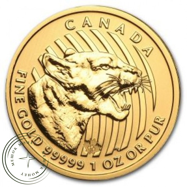 Канада 200 долларов 2015 Рычащая пума