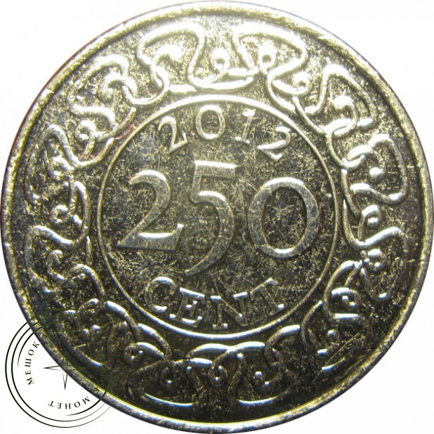 Суринам 250 центов 2012