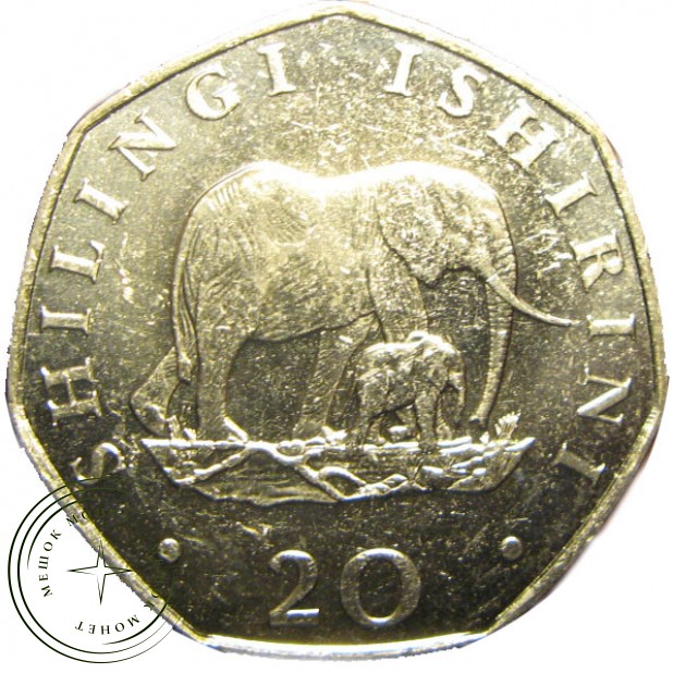 Танзания 20 шиллингов 1992