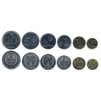 Киргизия набор разменных монет 2008-2009