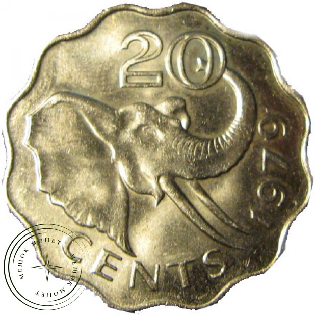 Свазиленд 20 центов 1979