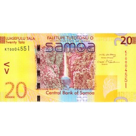 Банкнота Самоа 20 тала 2008