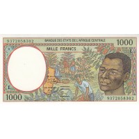 Габон 1000 франков 1993