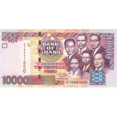 Банкнота Гана 10000 седи 2006