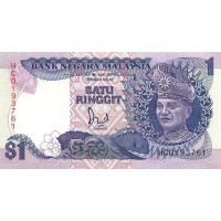 Малайзия 1 ринггит 1989