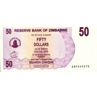 Зимбабве 50 долларов 2006