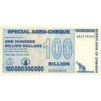 Зимбабве 100000000000 долларов 2008