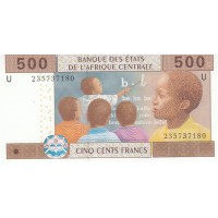 Банкнота Камерун 500 франков 2002