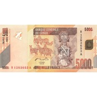 Банкнота Конго 5000 франков 2005