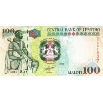 Банкнота Лесото 100 малоти 2009