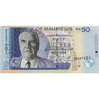 Банкнота Маврикий 50 рупий 2009
