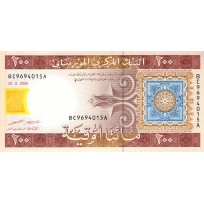 Банкнота Мавритания 200 угия 2006