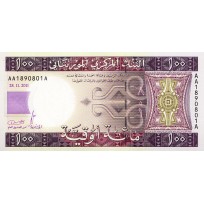 Банкнота Мавритания 100 угия 2011