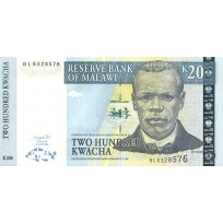 Банкнота Малави 200 квача 2004