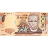 Банкнота Малави 500 квача 2012