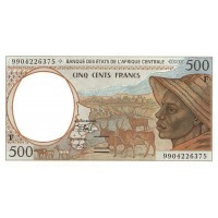 Банкнота Центральная Африка 500 франков 1999