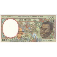 Банкнота Чад 1000 франков 1994