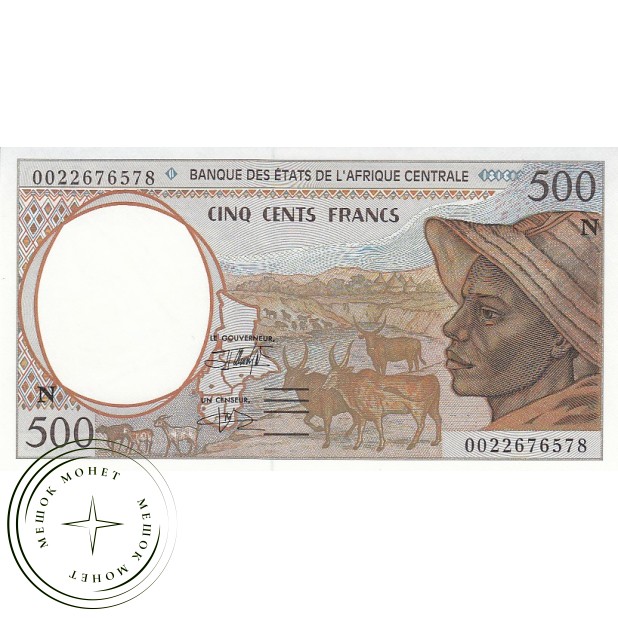 Экваториальная Гвинея 500 франков 2002