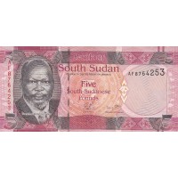 Южный Судан 5 фунтов 2011