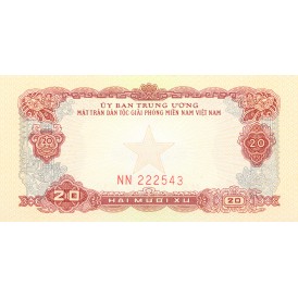 Банкнота Южный Вьетнам 20 су 1963