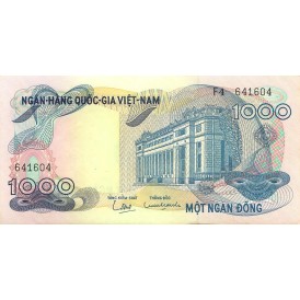 Банкнота Южный Вьетнам 1000 донгов 1971