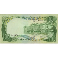 Банкнота Южный Вьетнам 100 донгов 1972