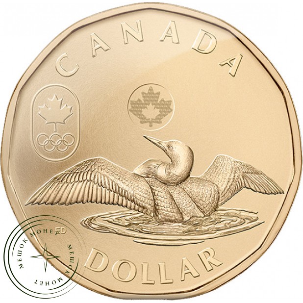Канада 1 доллар 2014 Утка