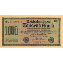 Банкнота Германия 1000 марок 1922
