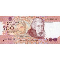 Банкнота Португалия 500 эскудо 1992