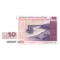 Латвия 10 лат 2008