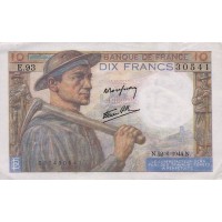 Франция 10 франков 1944