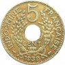 Индокитай Французский 5 центов 1939