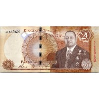Банкнота Тонга 20 паанга 2015