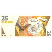Банкнота Аруба 25 флоринов 1990