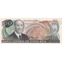 Банкнота Коста-Рика 100 колон 1988