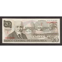 Банкнота Коста-Рика 20 колон 1972