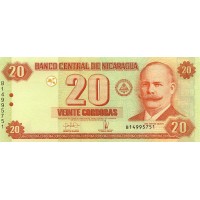Банкнота Никарагуа 20 кордоба 2006