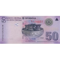 Банкнота Никарагуа 50 кордоба 2007