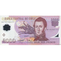 Банкнота Чили 2000 песо 2007