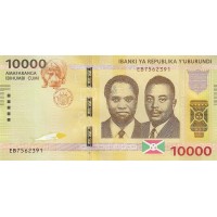 Бурунди 10000 франков 2015