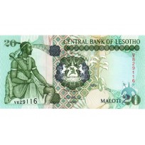 Банкнота Лесото 20 малоти 2005