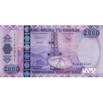 Банкнота Руанда 2000 франков 2007