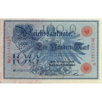 Банкнота Германия 100 марок 1908